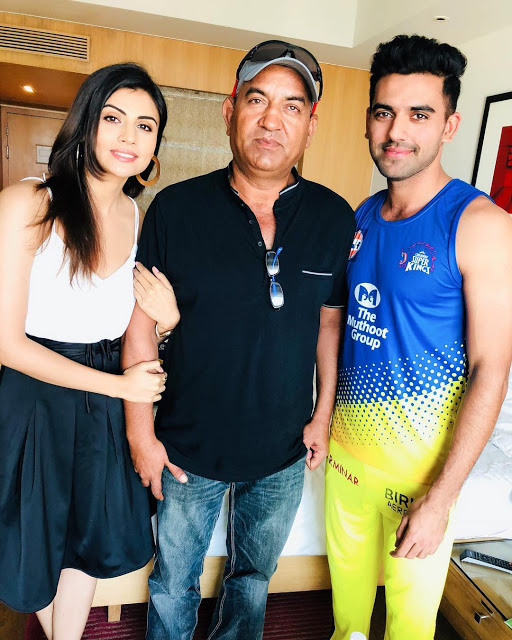 Deepak with Sister and Father