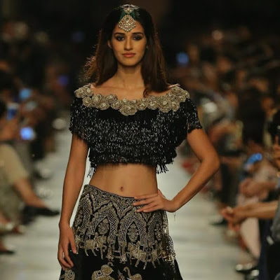 Disha Patani during a ramp walk