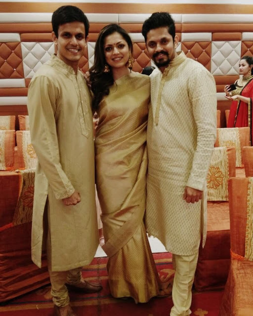 Drashti Dhami with Neeraj and Jaisheel