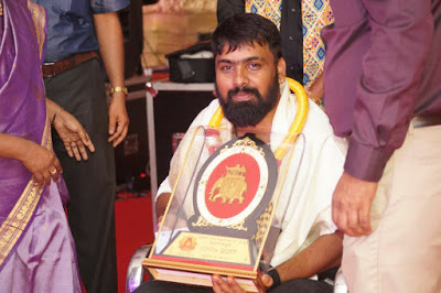 Naveen Sajju receiving Awards