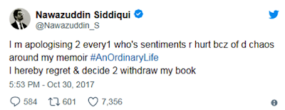 Nawazuddin Twitter apology