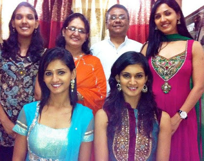 Neeti Mohan Family