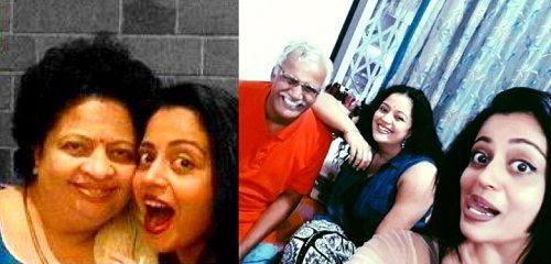 Neha Pendse with her family