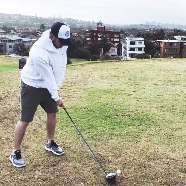 Nick playing Golf