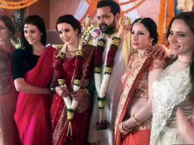 Rahul tied the knot with Natalya Ilina