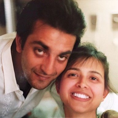 Richa Sharma with her husband Sanjay Dutt