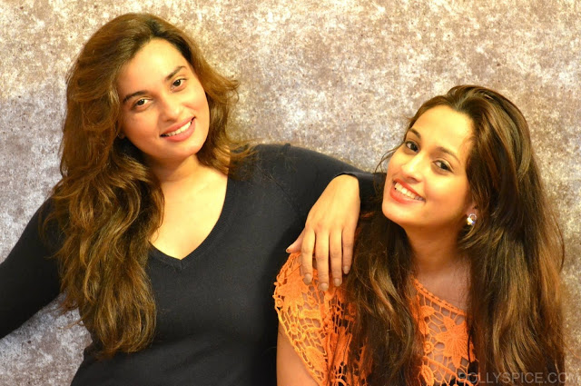 Shweta Pandit with sister