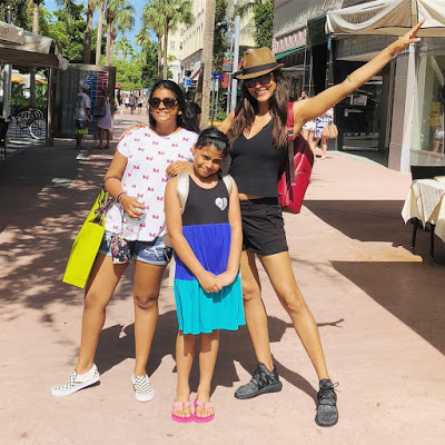 Susmita Sen with her adopted daughters