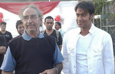 Ajay Devgn with his father Veeru Devgan