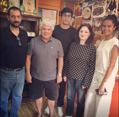 Lakshmi Menon with Suhel Seth's family