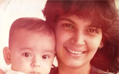 Rohan Childhood photo with his mother