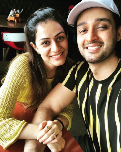 Saurabh Jain with his wife Riddhima Jain
