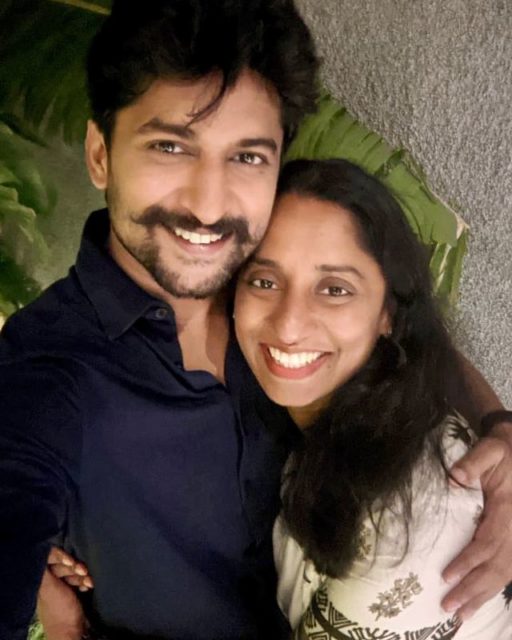 Nani with his sister Deepthi Ghanta