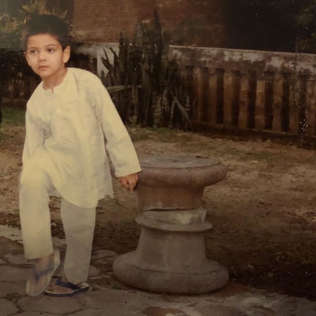 Ali Fazal childhood image